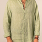 Camisa lino verde