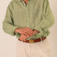 Camisa lino verde