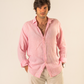Camisa lino rosa