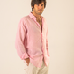 Camisa lino rosa