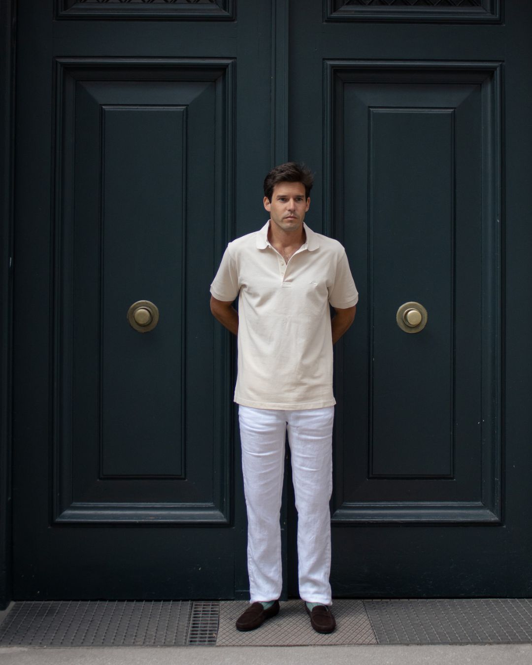 Pantalón Lino Blanco