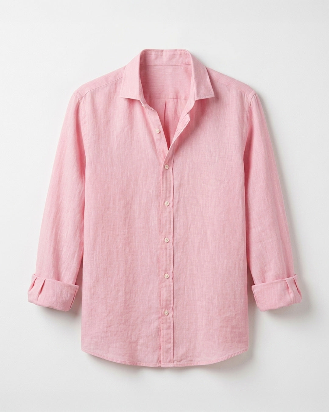 Camisa Lino Rosa