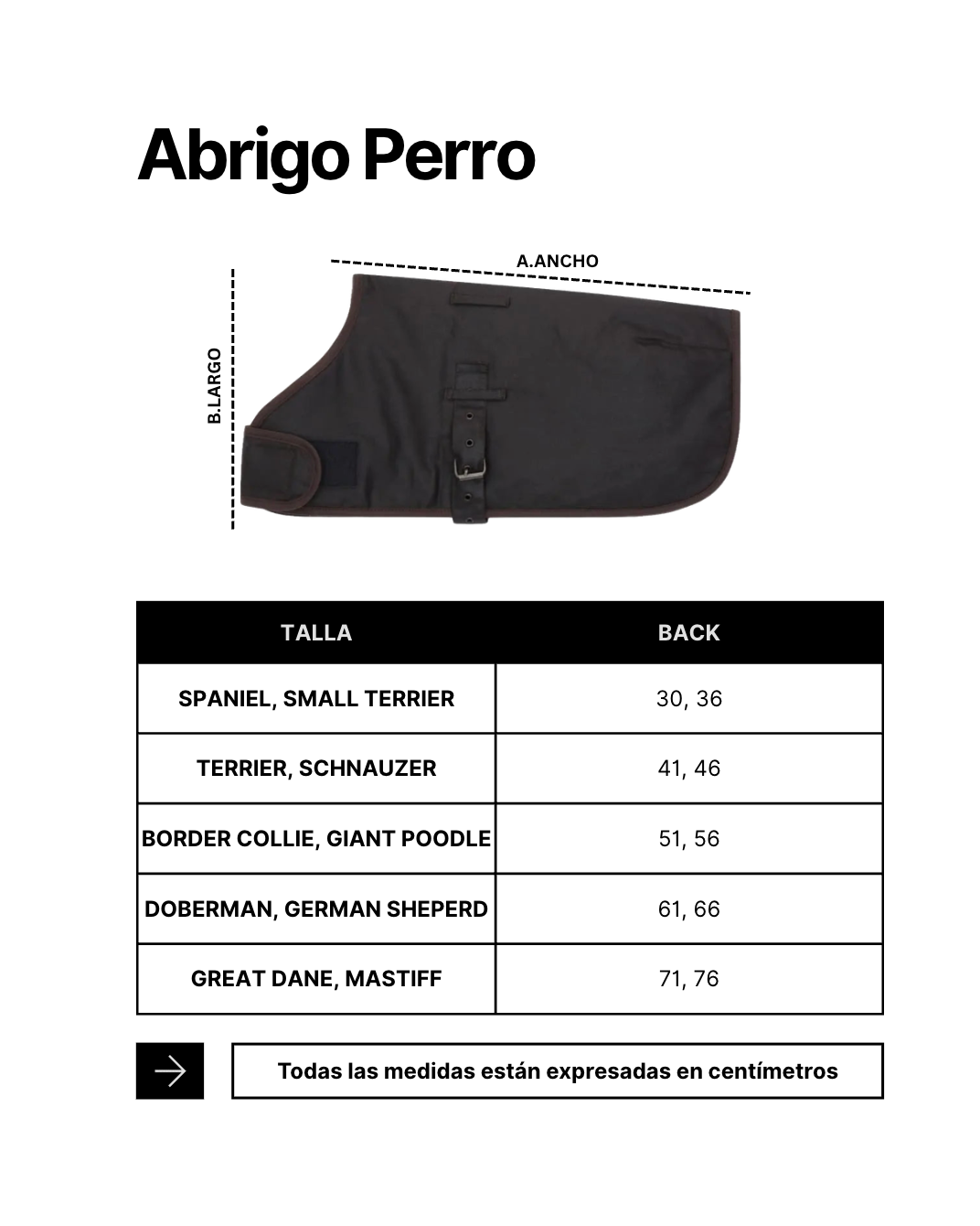 Guía de tallas