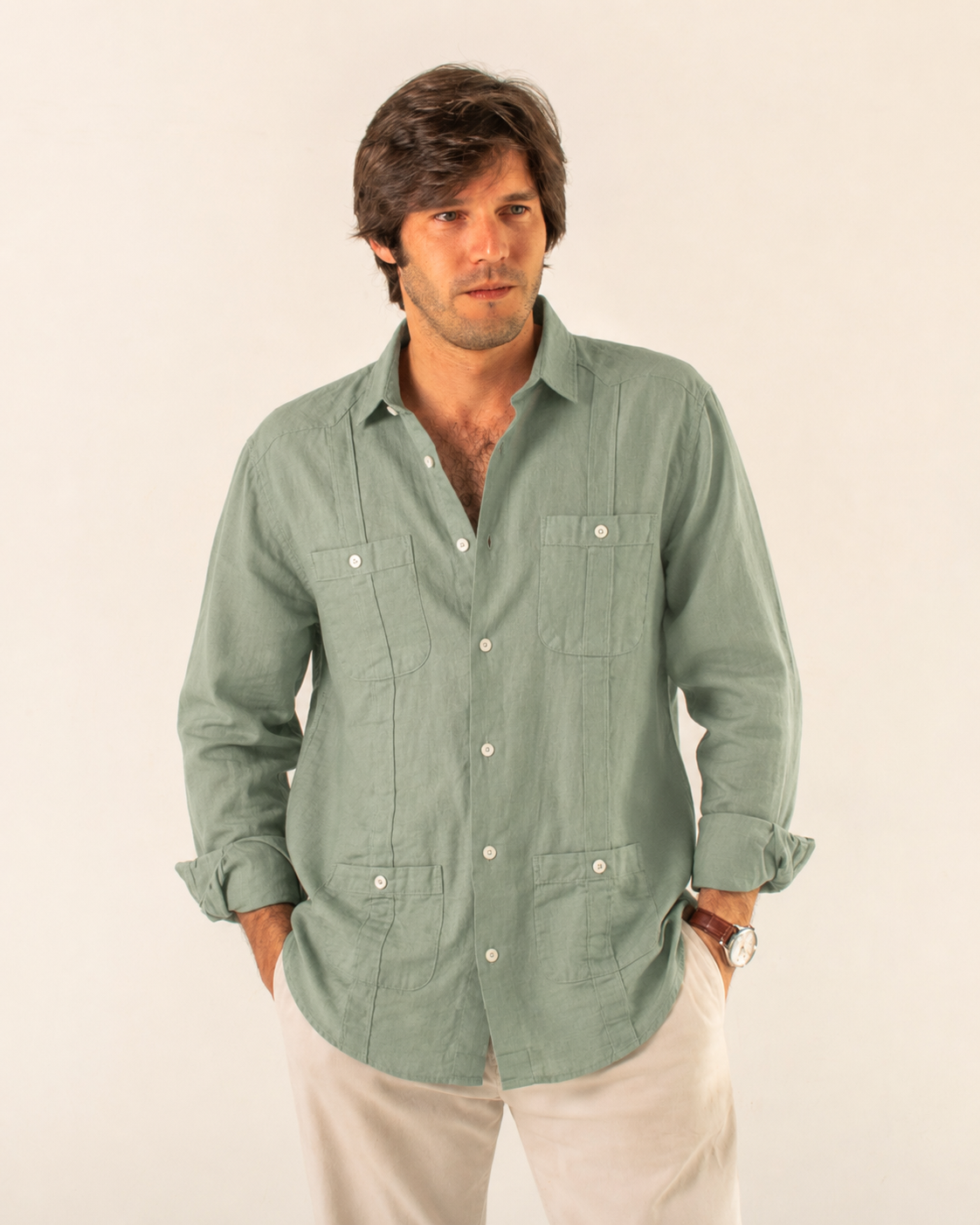 Guayabera Verde