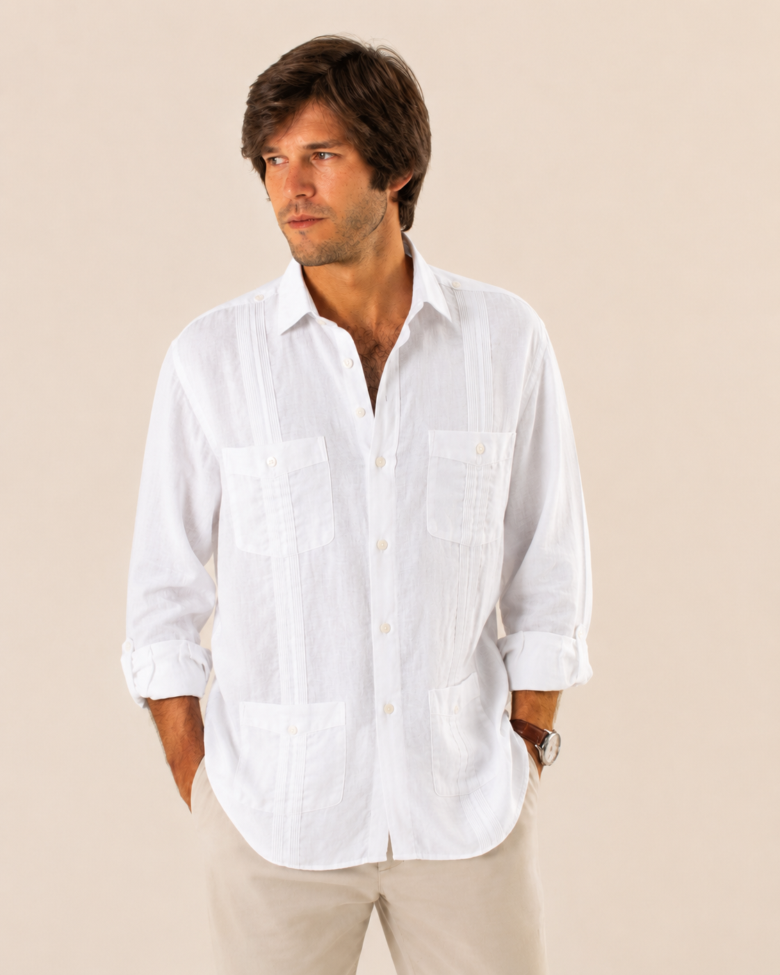 Guayabera Blanca