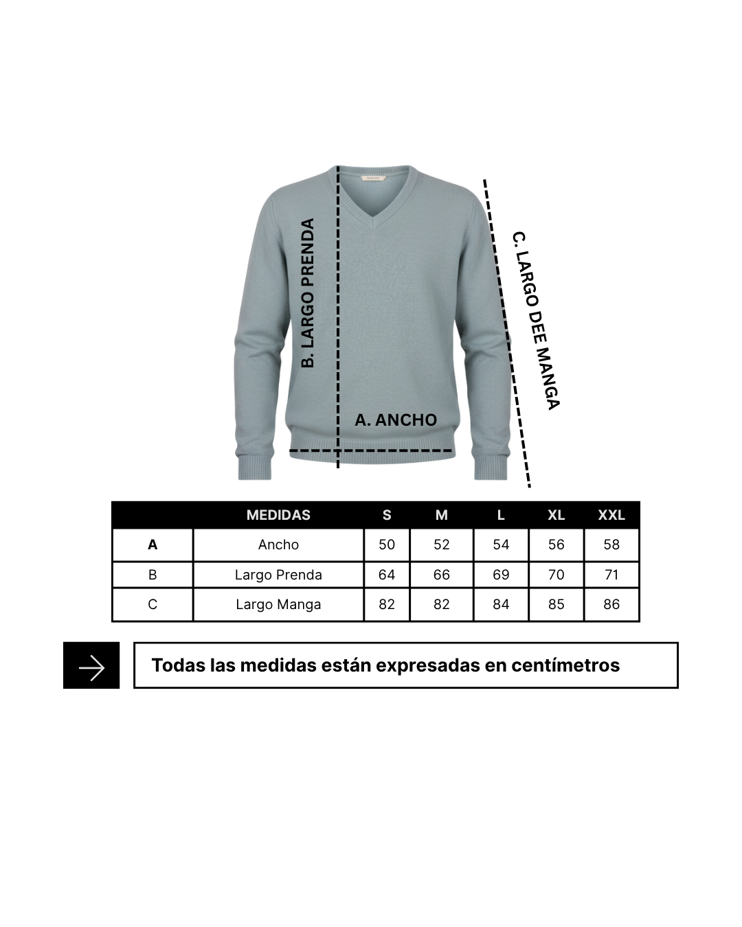 Guía de tallas