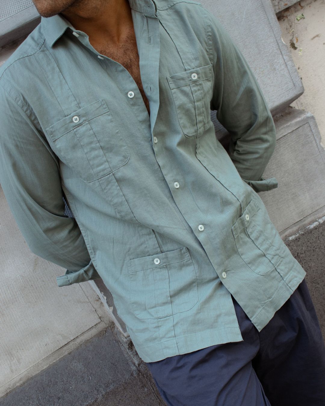 Guayabera Verde