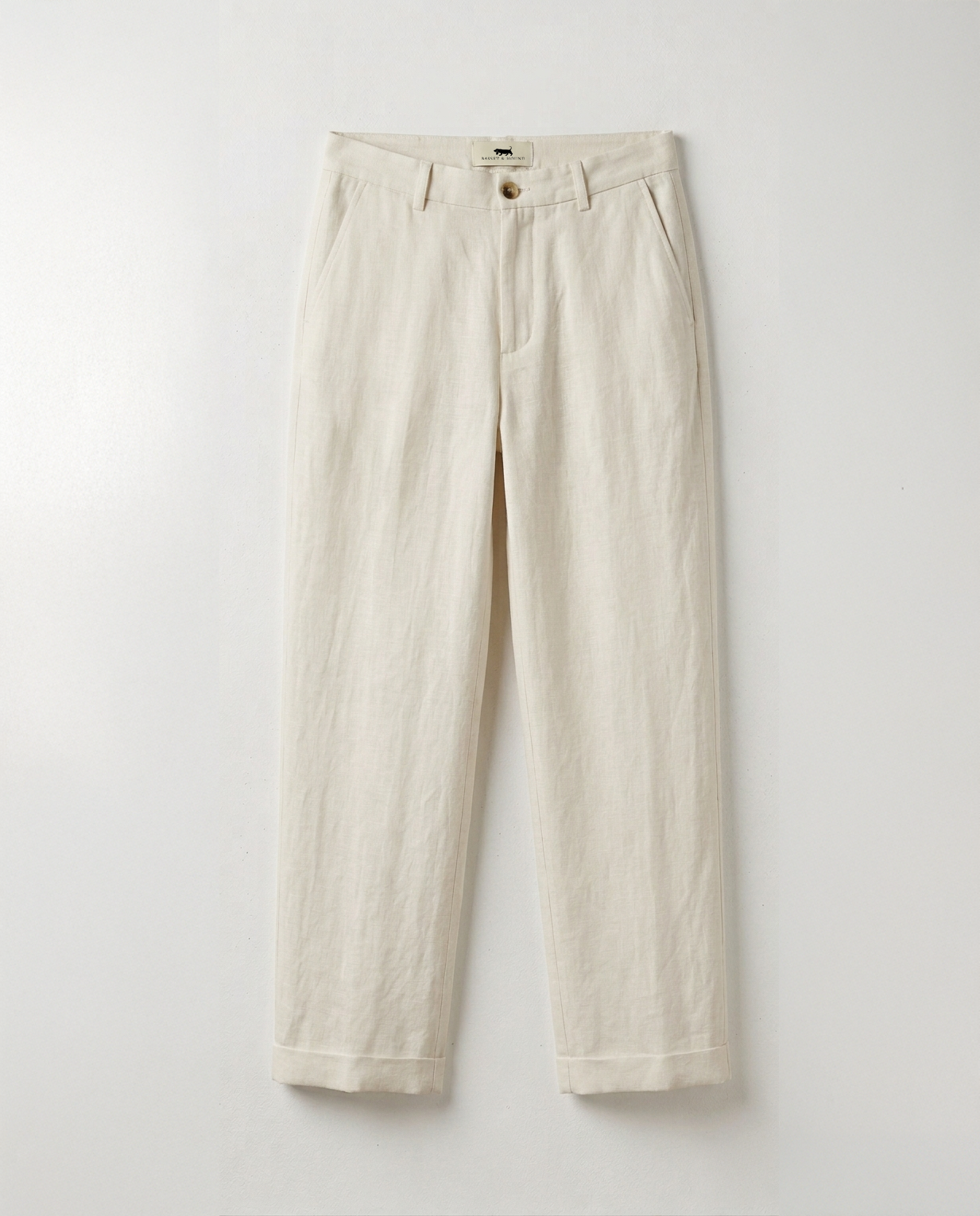 Pantalón Lino Beige